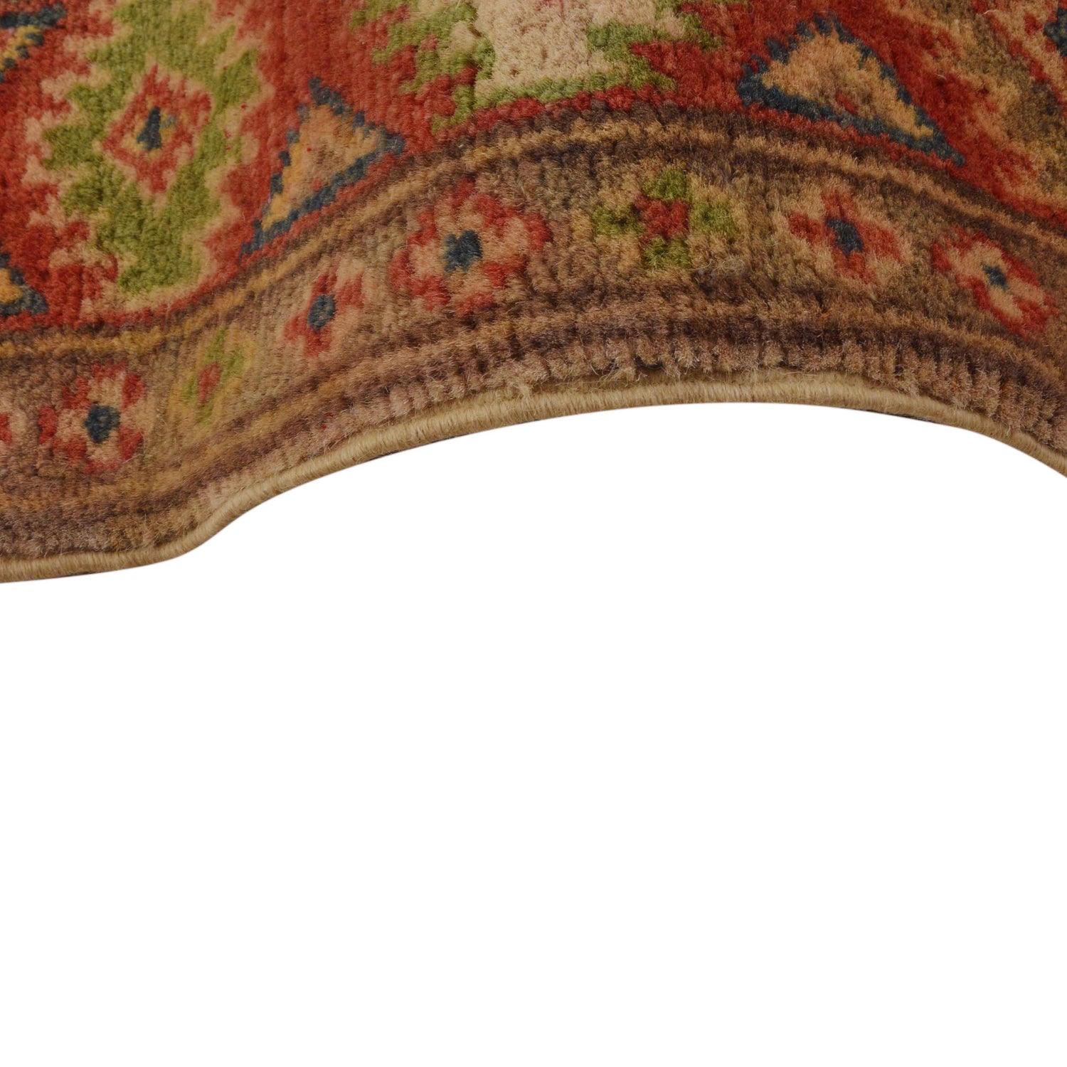 Heriz Area Rug Handmade Multi Medallion 3x5 ft