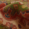 Heriz Area Rug Handmade Multi Medallion 3x5 ft