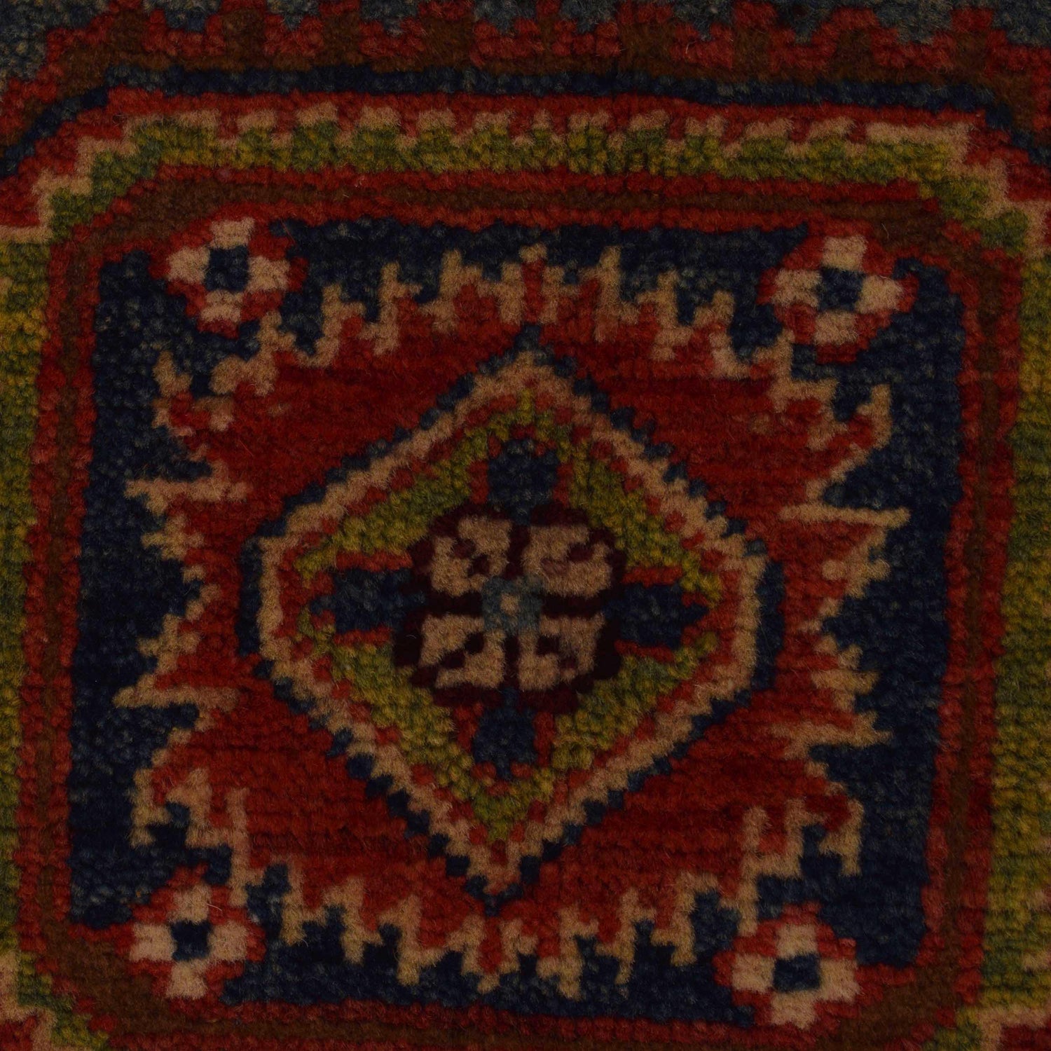 Kazak Rug Handmade Red Medallion 3x5 ft
