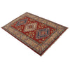 Kazak Rug Handmade Red Medallion 3x5 ft