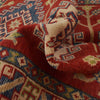 Kazak Rug Handmade Red Medallion 3x5 ft