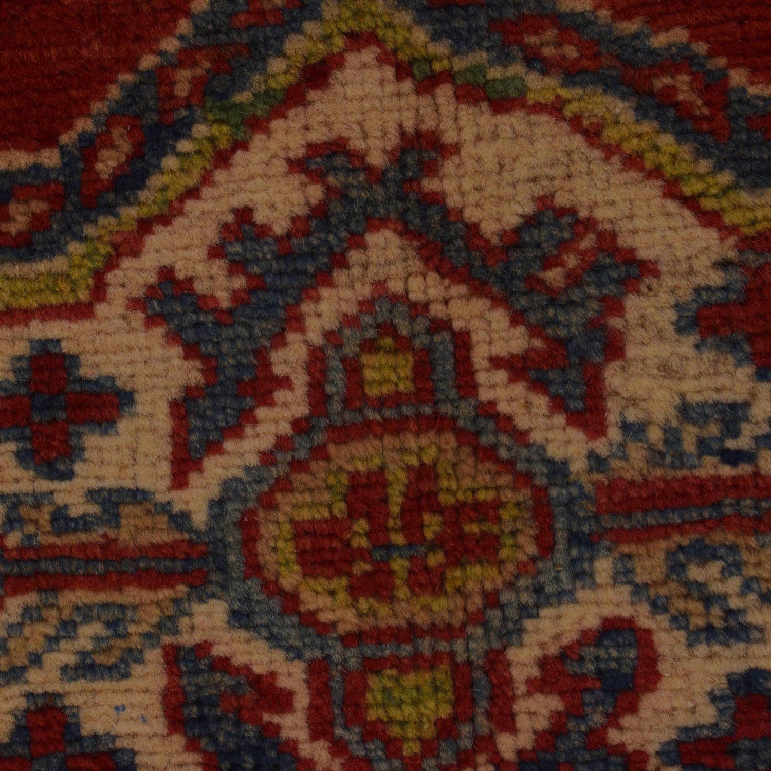 Kazak Rug Handmade Red Medallion 3x5 ft