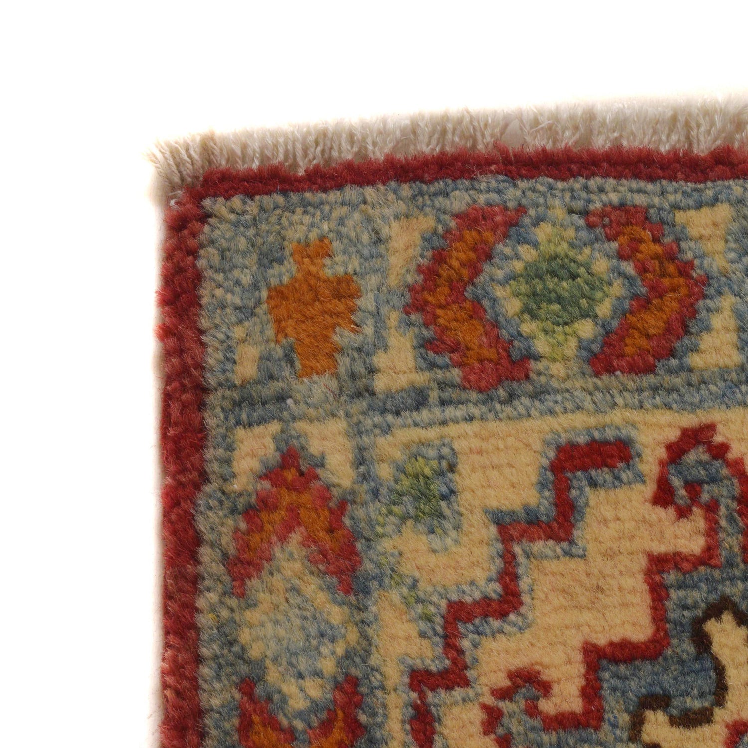 Kazak Rug Handmade Red Medallion 3x5 ft