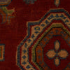 Kazak Rug Handmade Red Medallion 3x5 ft