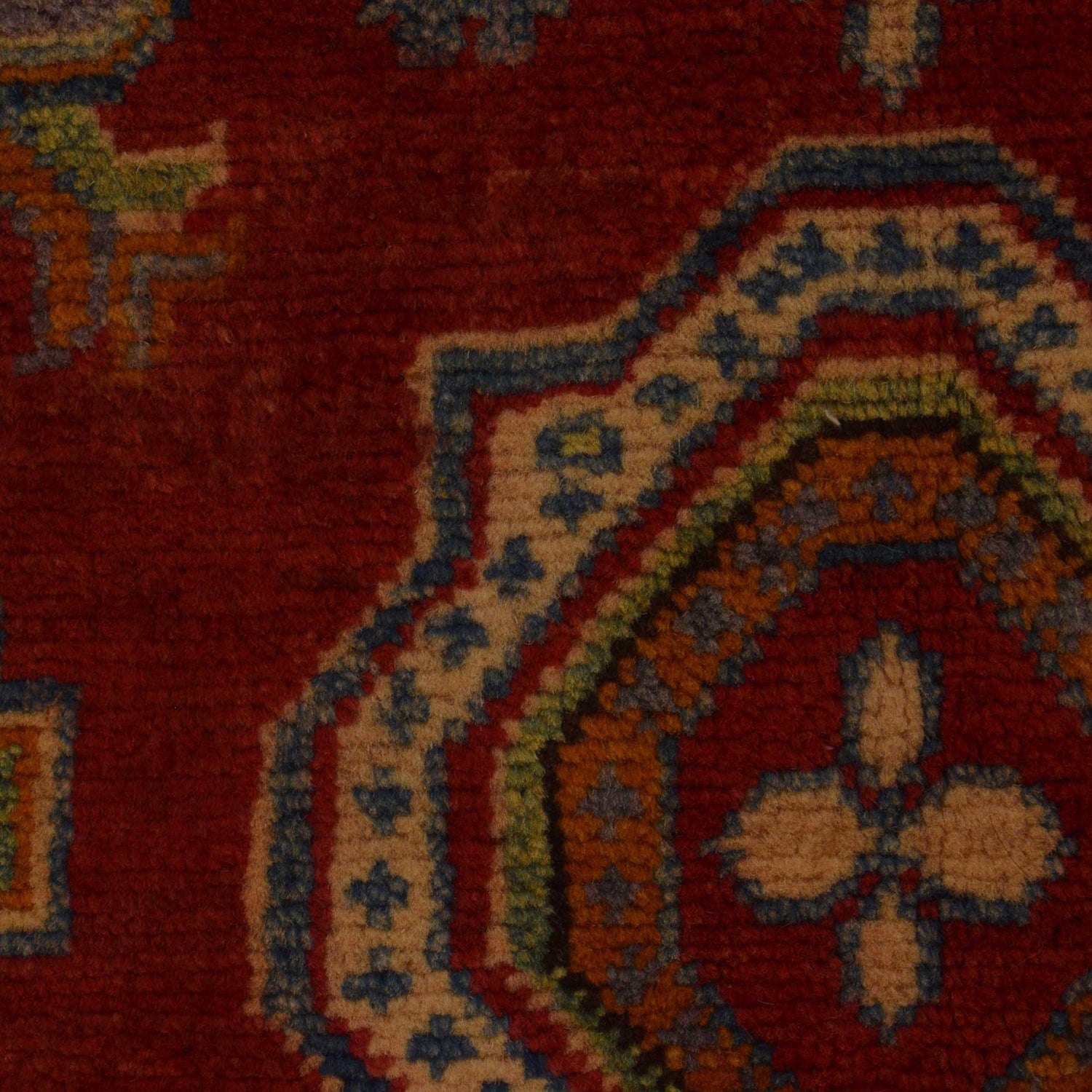 Kazak Rug Handmade Red Medallion 3x5 ft