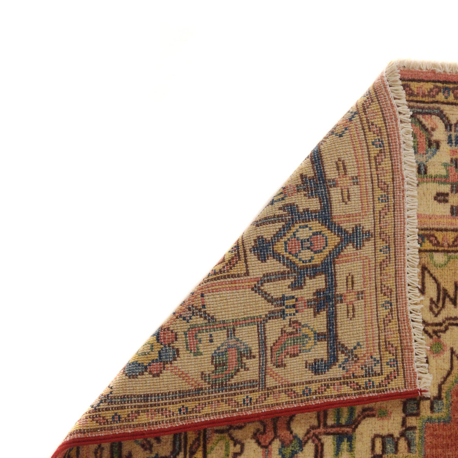 Heriz Area Rug Handmade Multi Medallion 4x6 ft