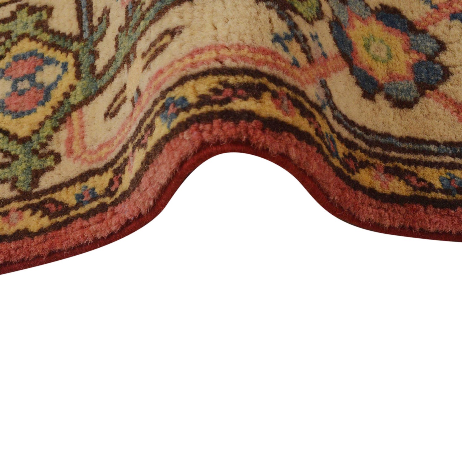 Heriz Area Rug Handmade Multi Medallion 4x6 ft