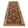 Handmade Multi Kilim Geometric 10' Runner