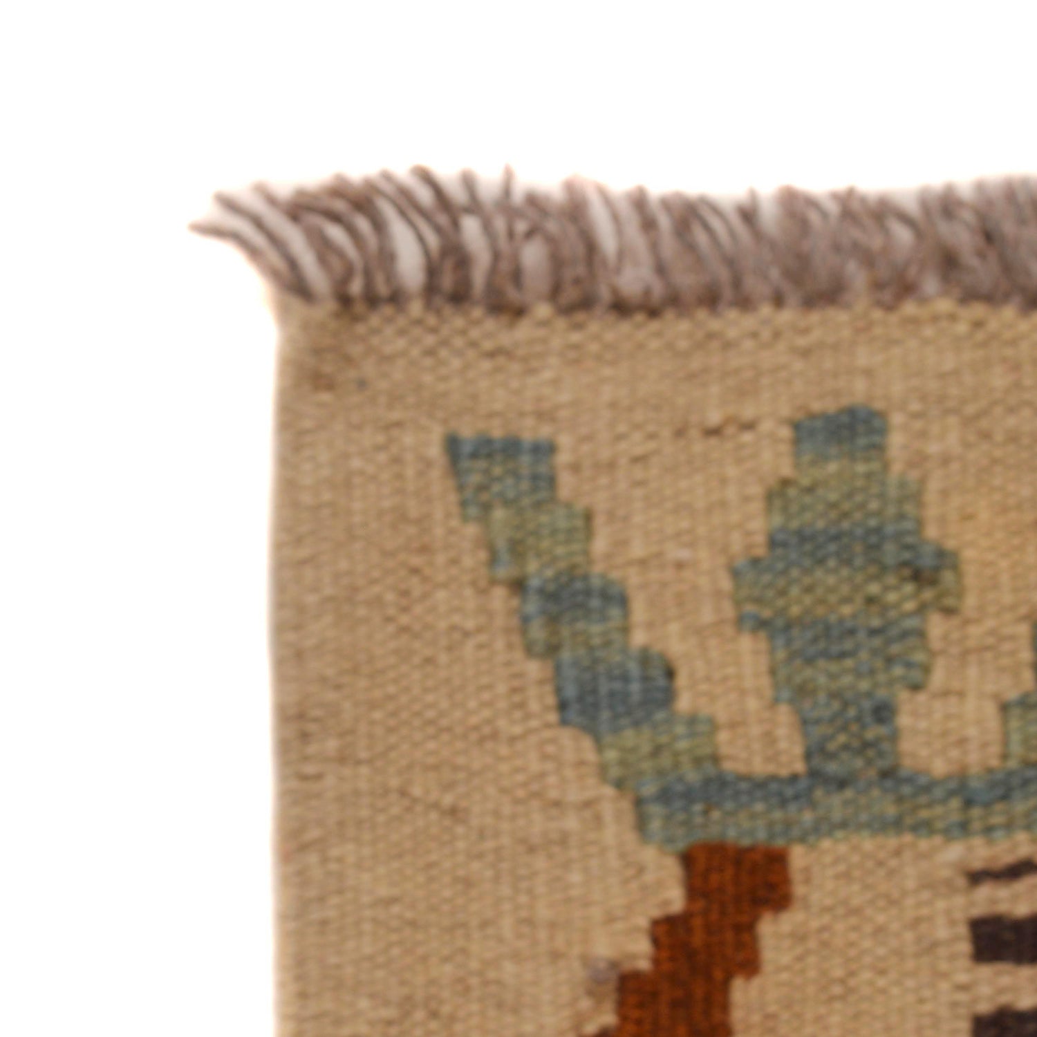 Handmade Multi Kilim Geometric 10' Runner