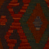 Handmade Multi Kilim Geometric 10' Runner
