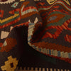 Handmade Multi Kilim Geometric 10' Runner