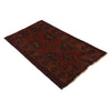 Baluchi Rug Handmade Red Geometric 2x4 ft