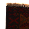 Baluchi Rug Handmade Red Geometric 2x4 ft