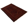 Baluchi Rug Handmade Red Prayer Design 3x5 ft