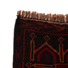 Baluchi Rug Handmade Red Prayer Design 3x5 ft