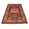 Kazak Rug Handmade Red Medallion 2x4 ft