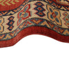 Kazak Rug Handmade Red Medallion 2x4 ft