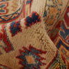 Kazak Rug Handmade Red Medallion 2x4 ft