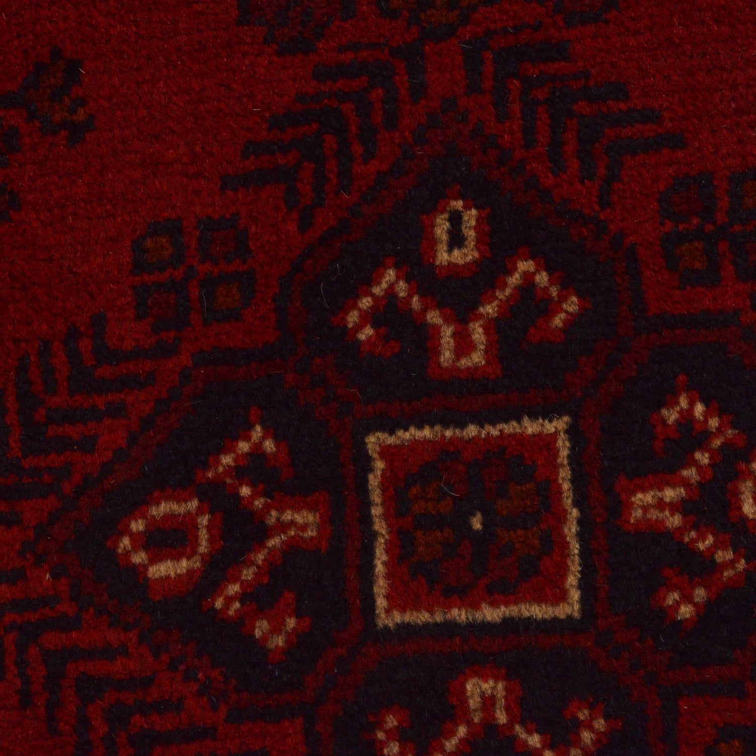 Khal Mohammadi Rug Handmade Red 3x5 ft