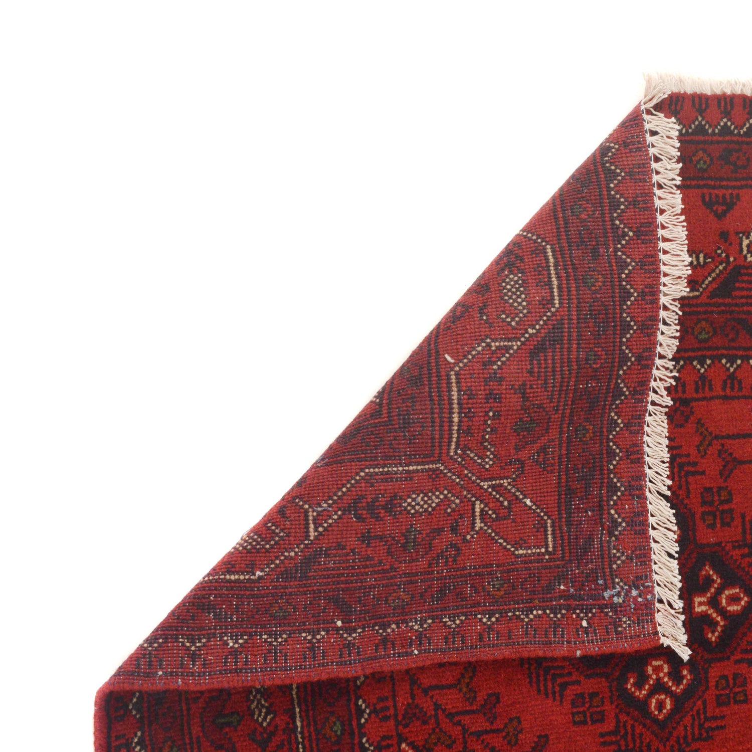 Khal Mohammadi Rug Handmade Red 3x5 ft