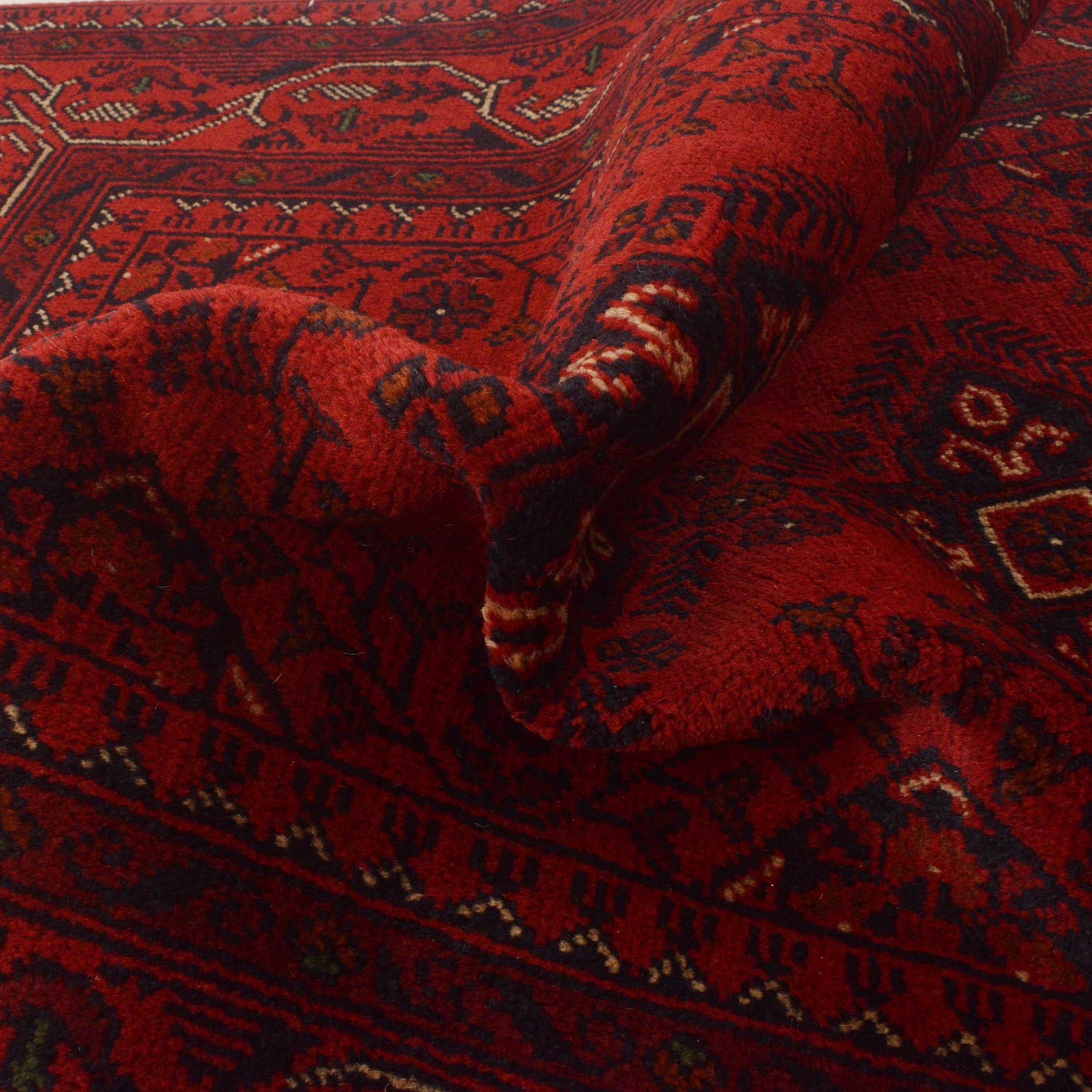 Khal Mohammadi Rug Handmade Red 3x5 ft