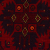 Khal Mohammadi Rug Handmade Red 4x7 ft