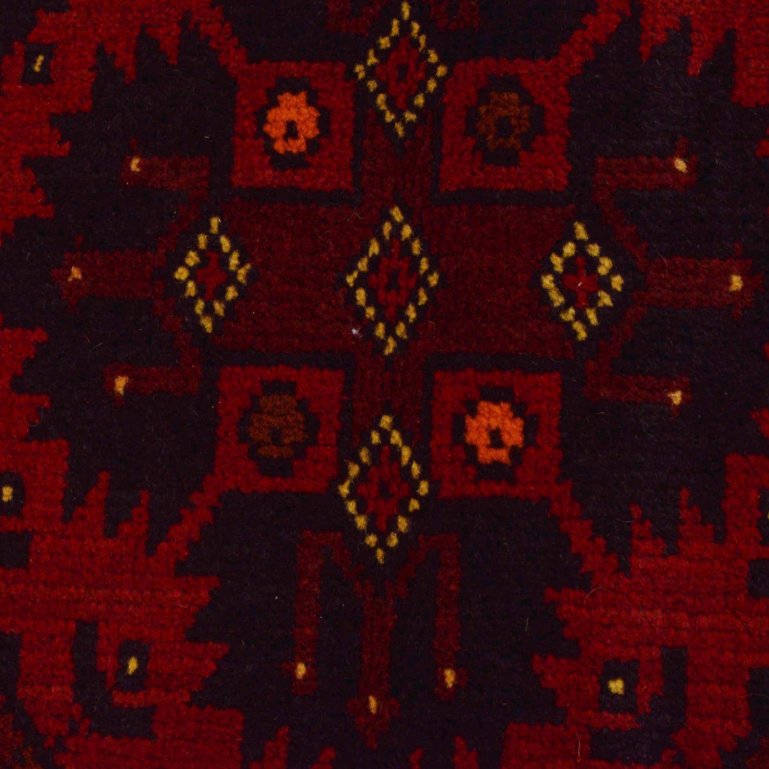 Khal Mohammadi Rug Handmade Red 4x7 ft