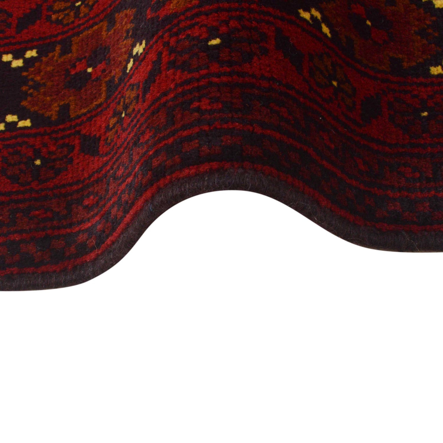 Khal Mohammadi Rug Handmade Red 4x7 ft