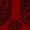 Filpa Area Rug Handmade Red Geometric 7x10 ft