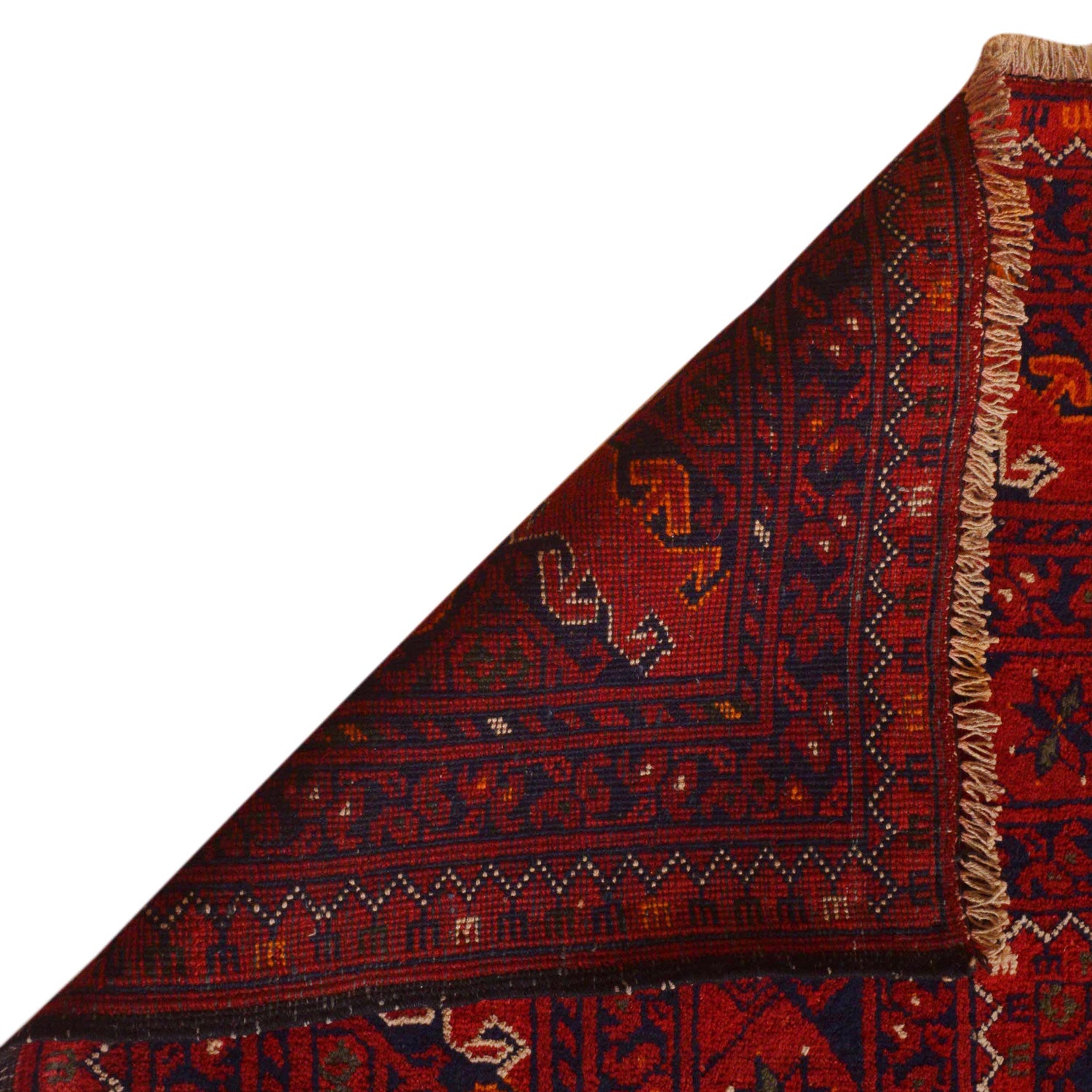 Bokhara Rug Handmade Vibrant Red Medallion 7x10 ft
