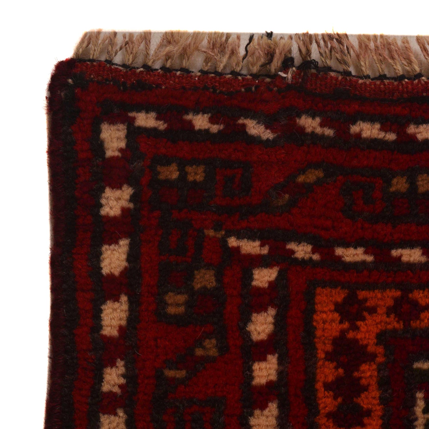 Baluchi Runner Rug Handmade Red 6' Runner