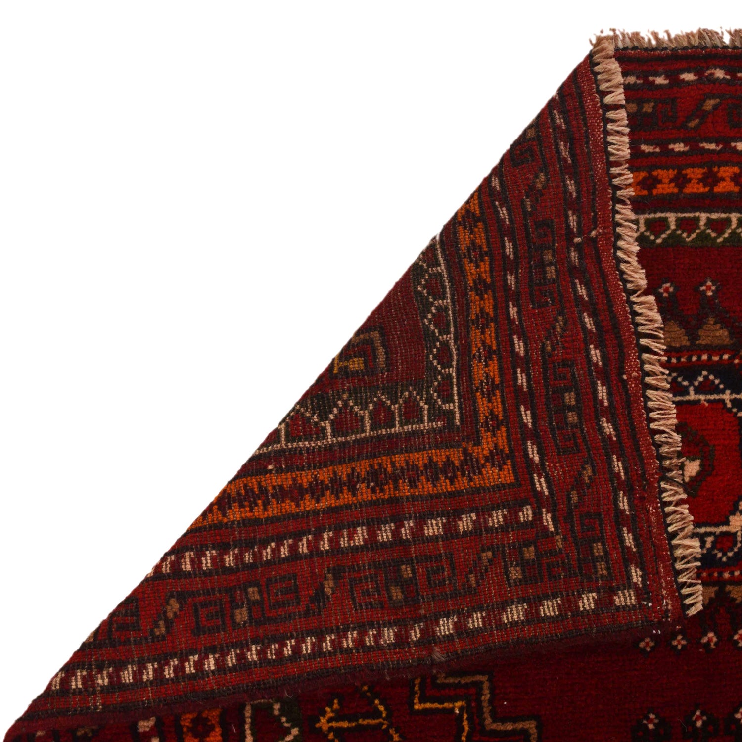 Baluchi Runner Rug Handmade Red 6' Runner