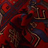 Baluchi Rug Handmade Red Geometric 3x5 ft