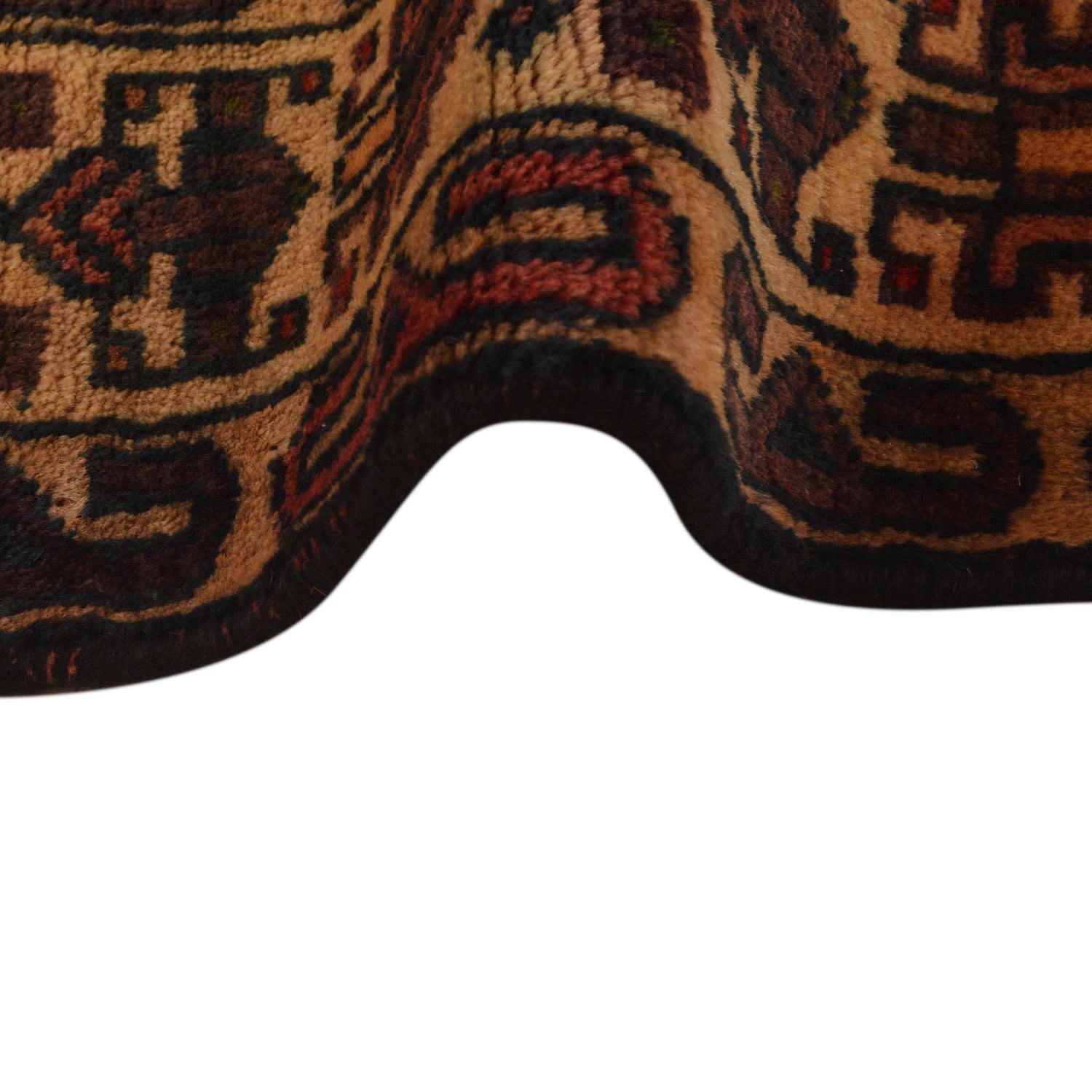 Baluchi Rug Handmade Multi Floral 4x6 ft