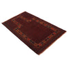 Baluchi Rug Handmade Red Prayer Design 3x5 ft