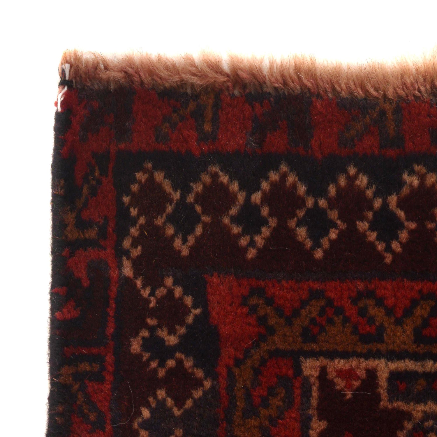 Baluchi Rug Handmade Red Prayer Design 3x5 ft