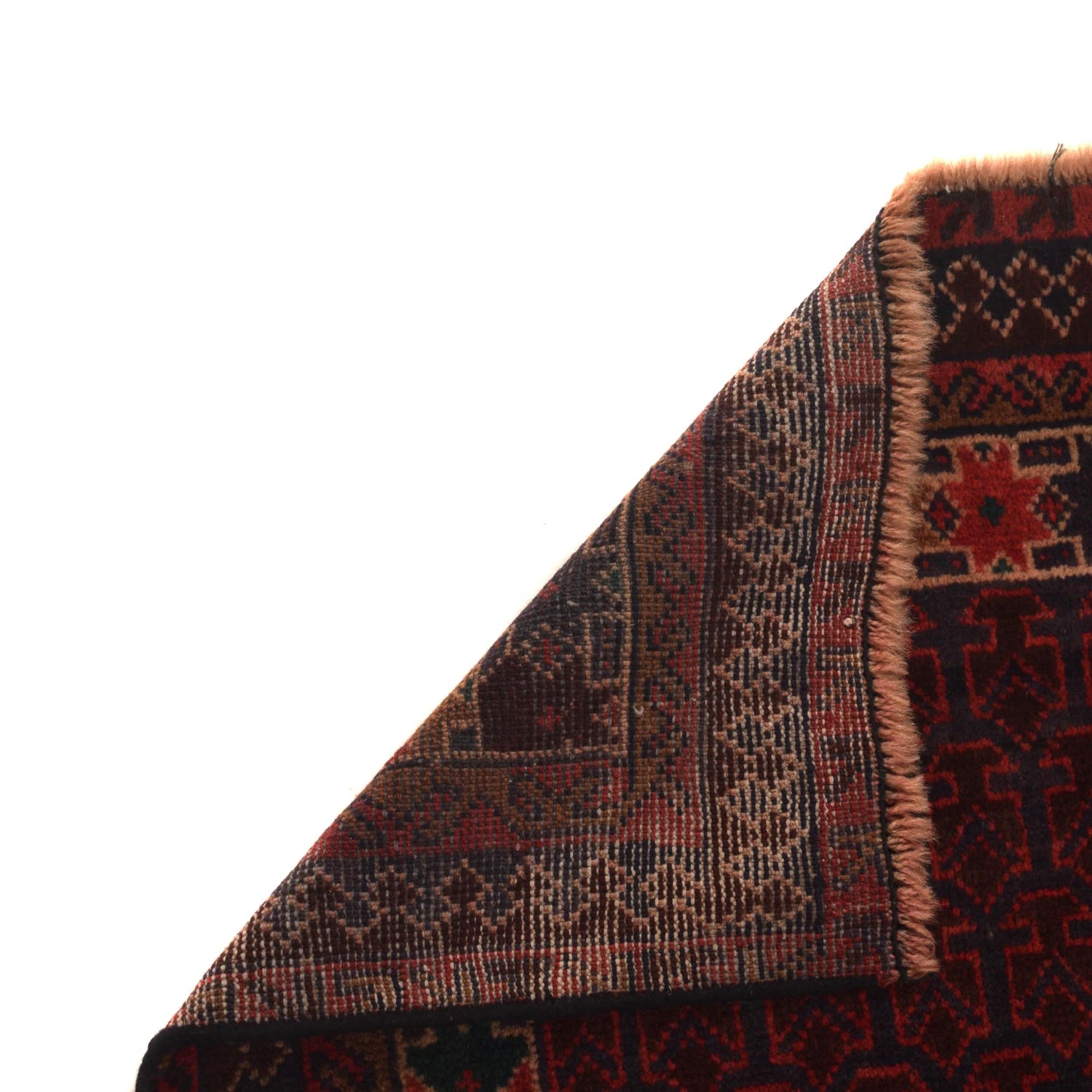 Baluchi Rug Handmade Red Prayer Design 3x5 ft