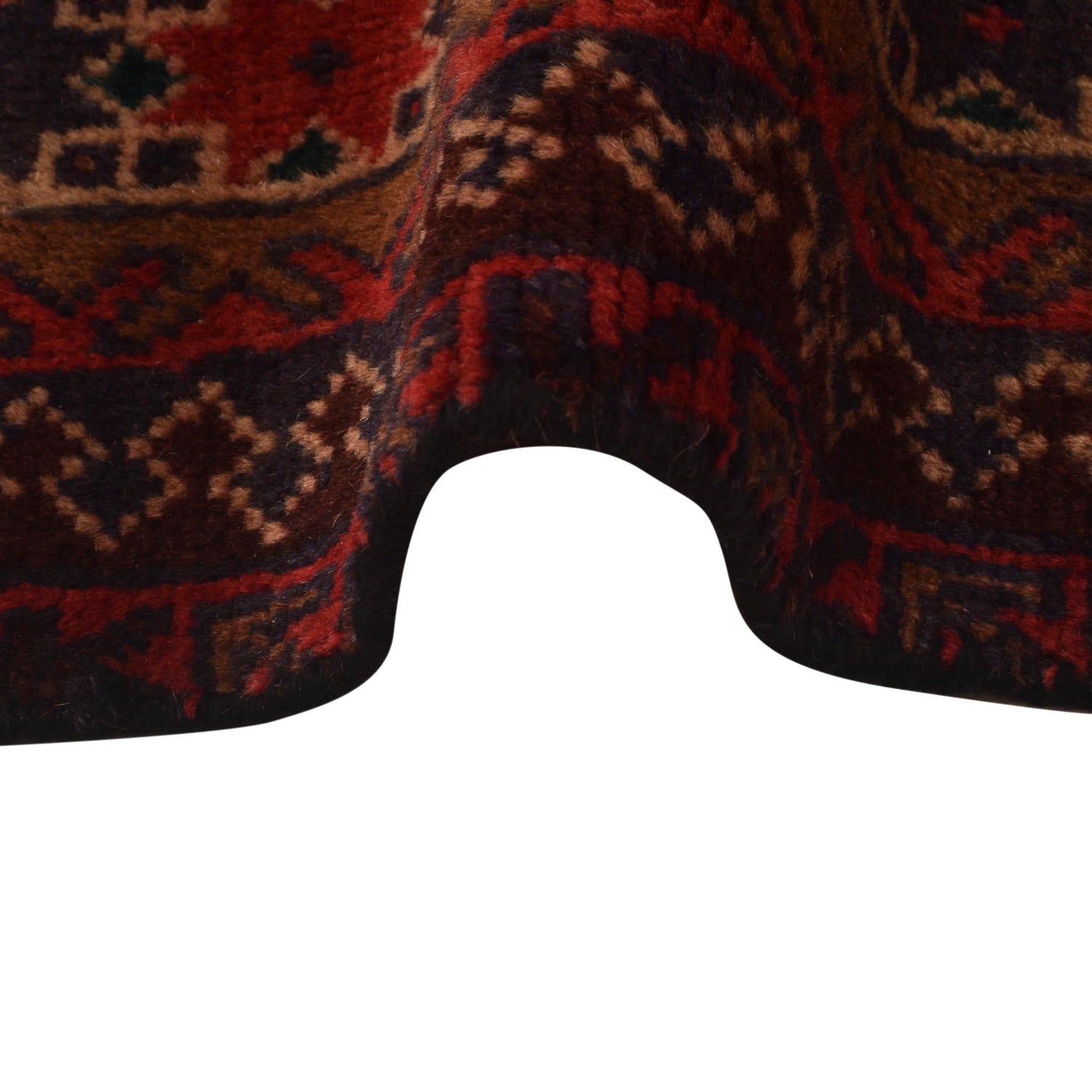Baluchi Rug Handmade Red Prayer Design 3x5 ft