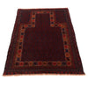 Baluchi Rug Handmade Red Prayer Design 3x5 ft