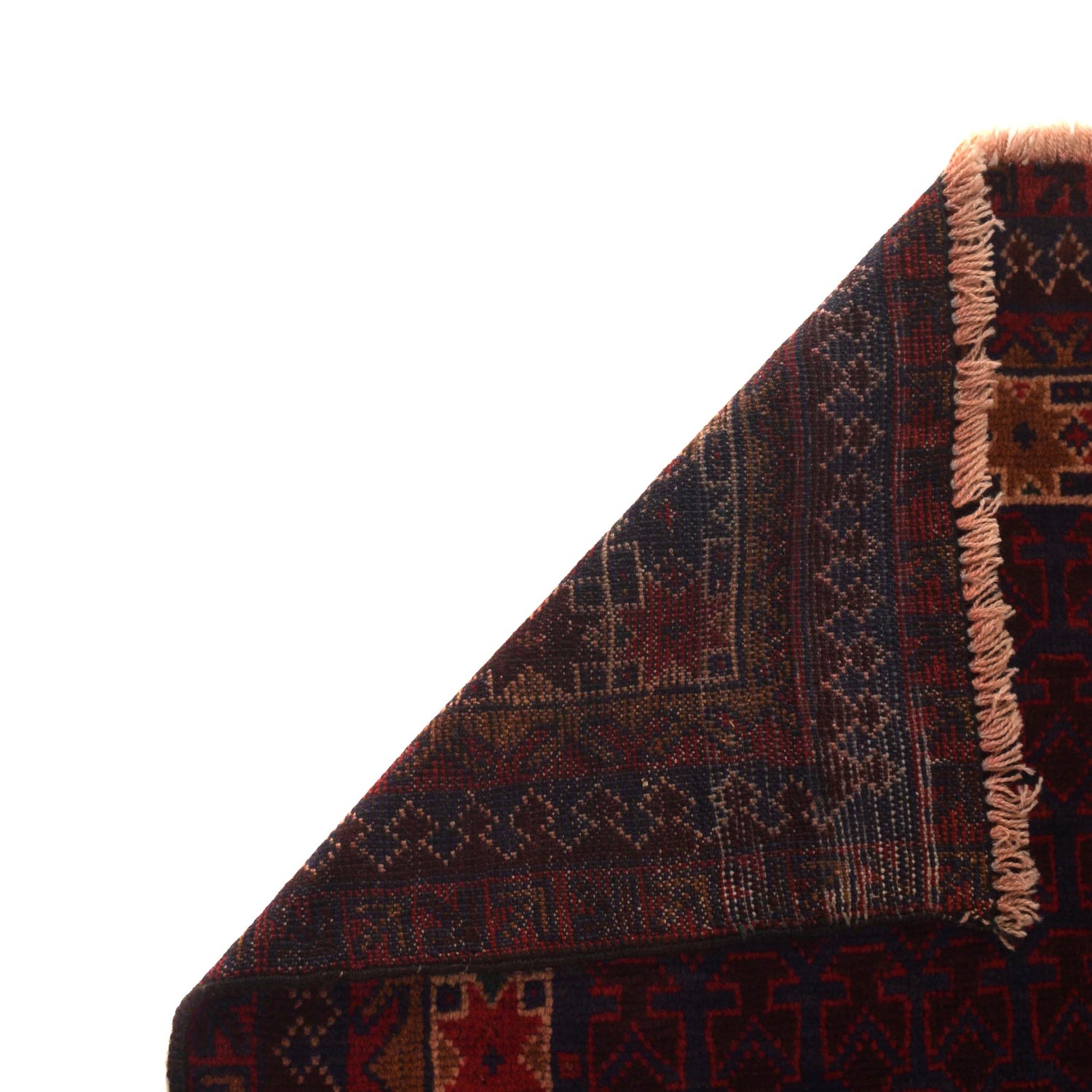 Baluchi Rug Handmade Red Prayer Design 3x5 ft