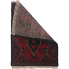 Handmade Wool Doormat Red Floral
