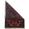 Handmade Wool Doormat Red Floral