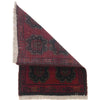 Handmade Wool Doormat Red Geometric