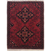 Handmade Wool Doormat Red Floral