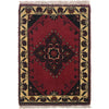 Handmade Wool Doormat Red Floral