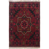 Handmade Wool Doormat Red Floral