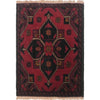 Handmade Wool Doormat Red Floral