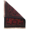 Handmade Wool Doormat Red Floral