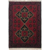 Handmade Wool Doormat Red Floral