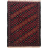 Handmade Wool Doormat Red Floral